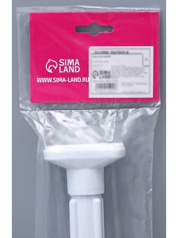 Карниз для ванной комнаты телескопический Доляна, 90-160 см, усиленный, цвет серый