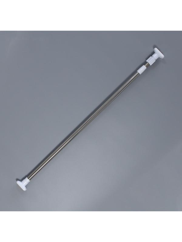 Карниз для ванной комнаты телескопический Доляна, 90-160 см, усиленный, цвет серый