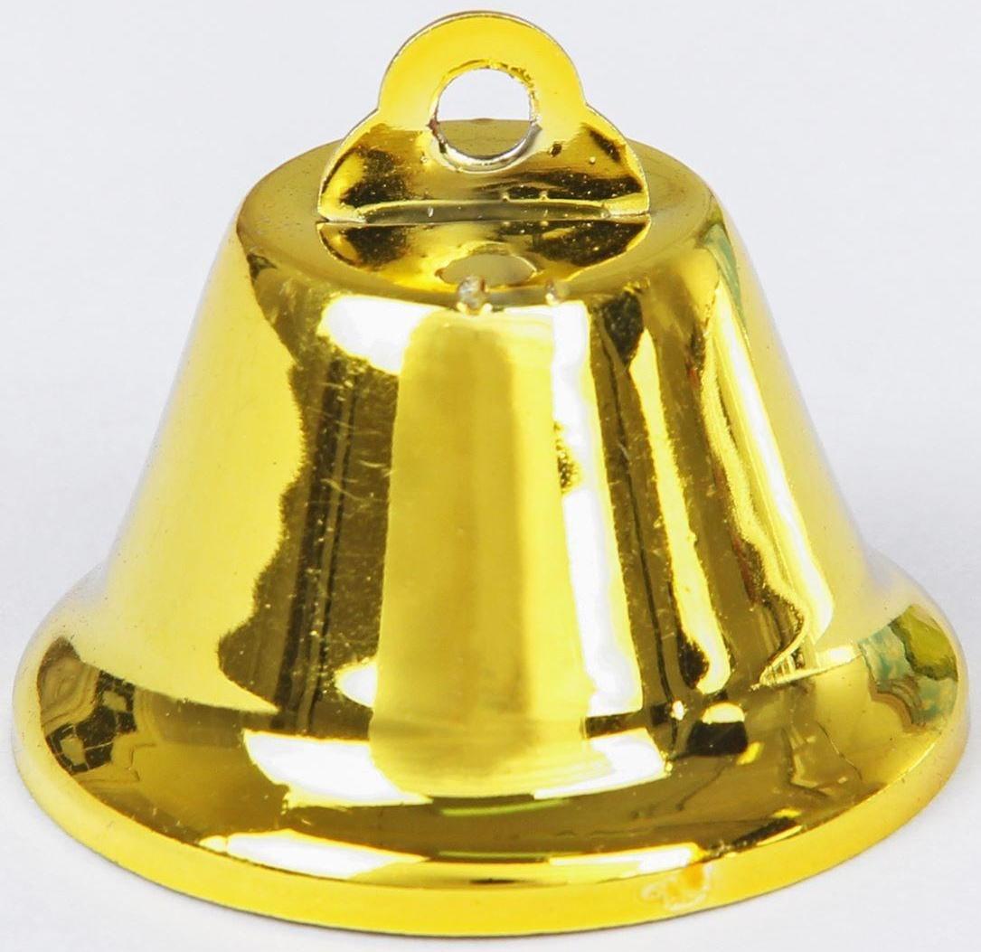 Колокольчик, размер 1 шт. 3,8 см, цвет желтый