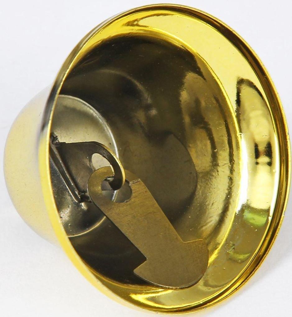 Колокольчик, размер 1 шт. 3,8 см, цвет желтый