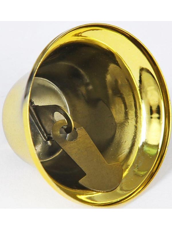 Колокольчик, размер 1 шт. 3,8 см, цвет желтый