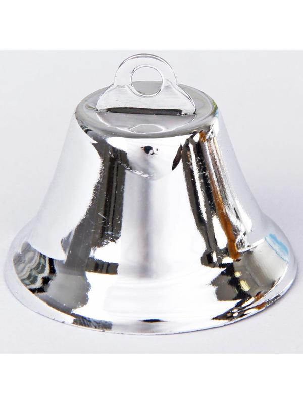 Колокольчик, размер 1 шт. 3,8 см, цвет серебряный