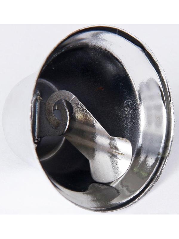 Колокольчик, размер 1 шт. 3,8 см, цвет серебряный