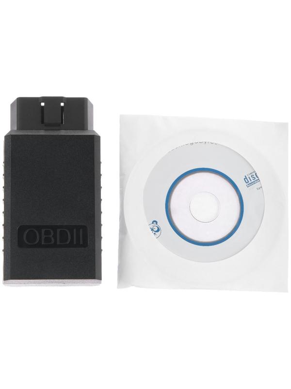 Адаптер для диагностики авто ELM327 OBD II, Bluetooth, AD-1, версия 2.1