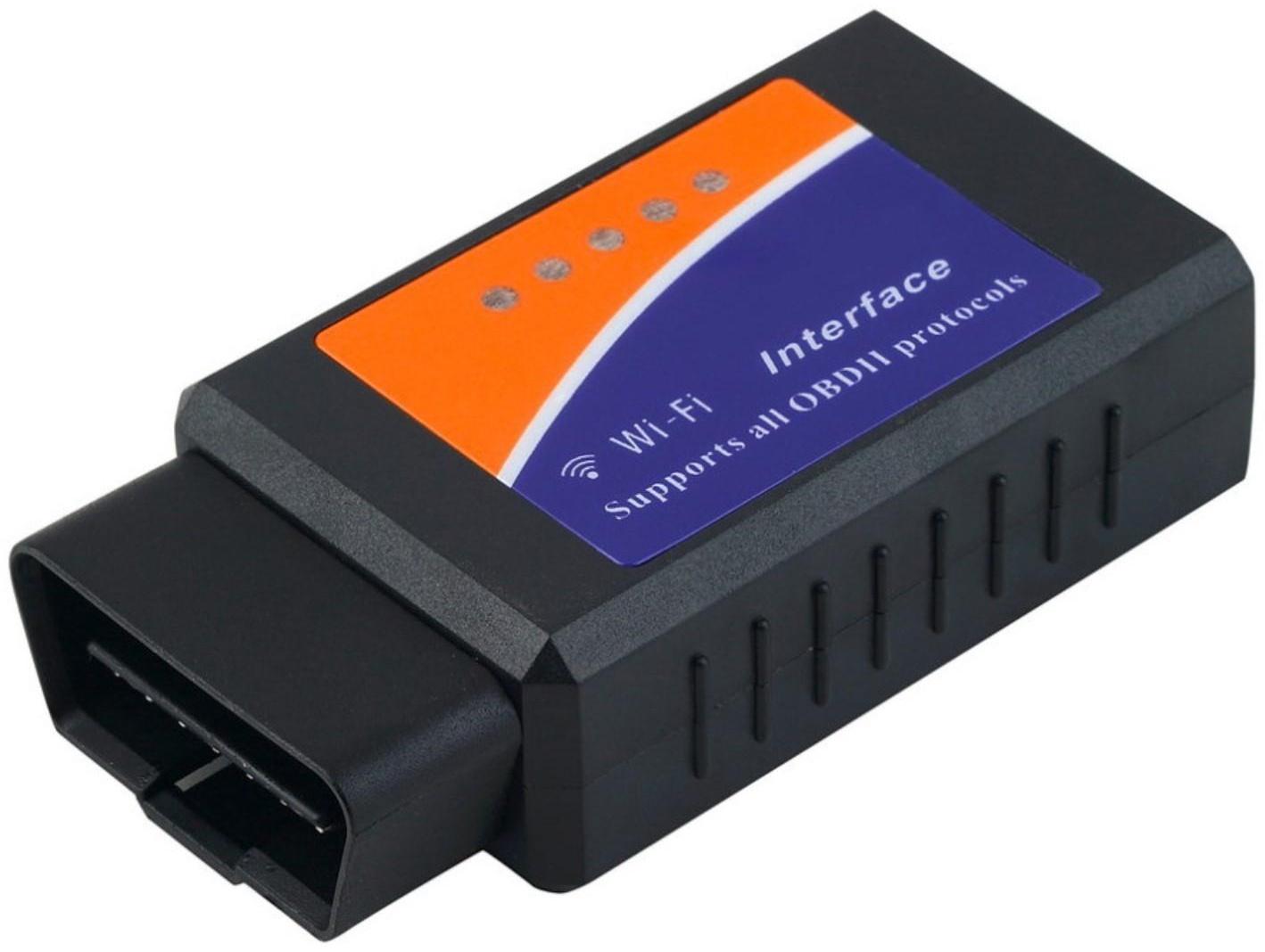 Адаптер для диагностики авто ELM327 OBD II, WI-FI, версия 1.5