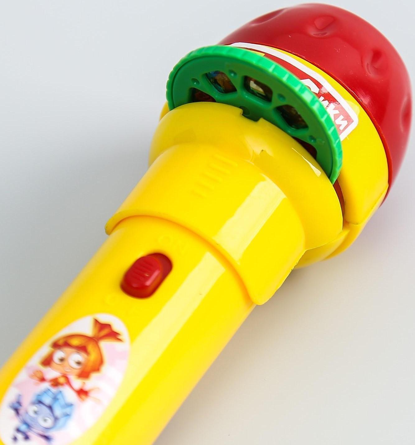 Проектор-фонарик с животными «Фиксики», батарейки в набор не входят