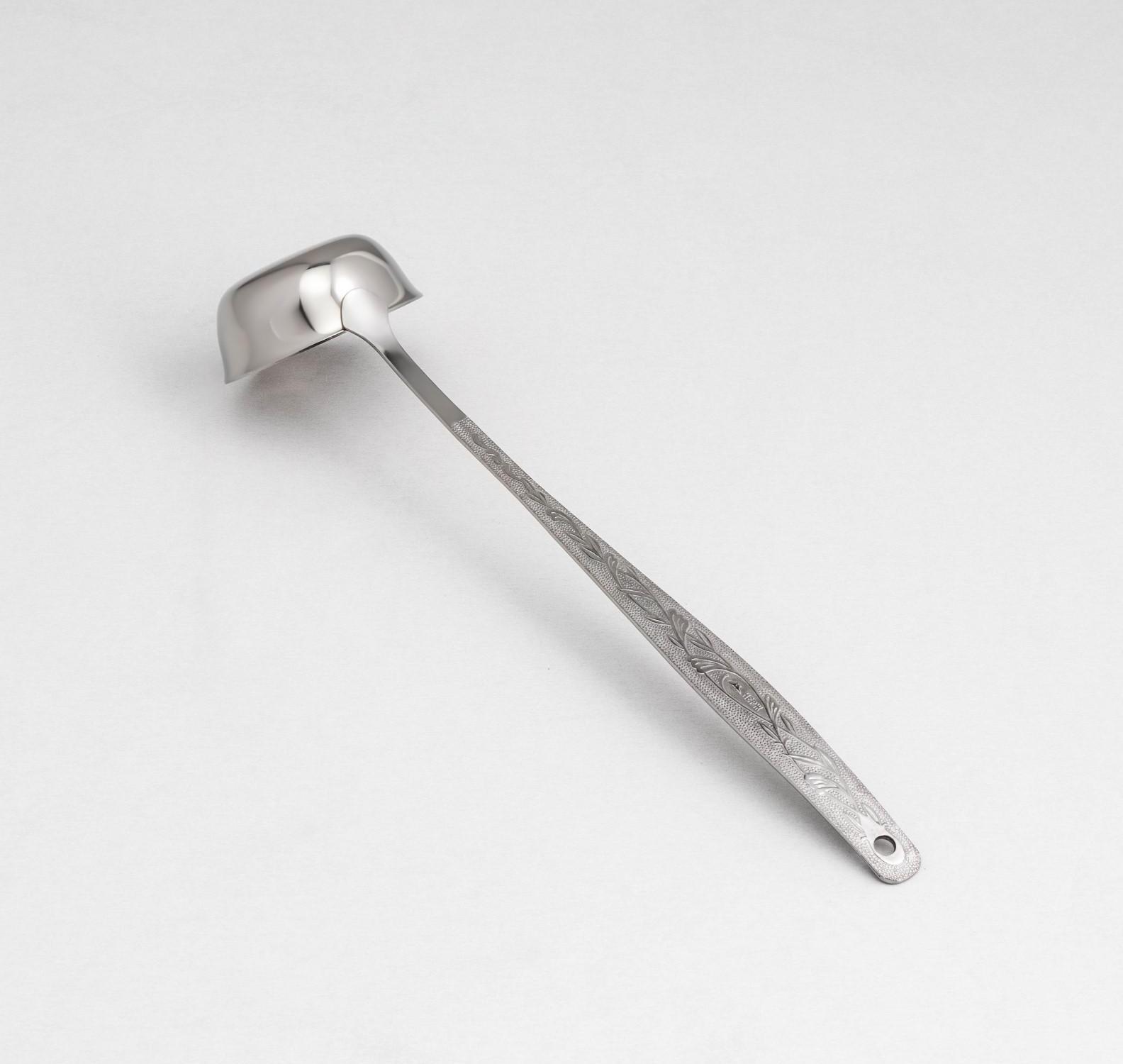 Половник для компота «Уралочка», d=6,2 см, толщина 2 мм, 26,5 см, упрощённая обработка