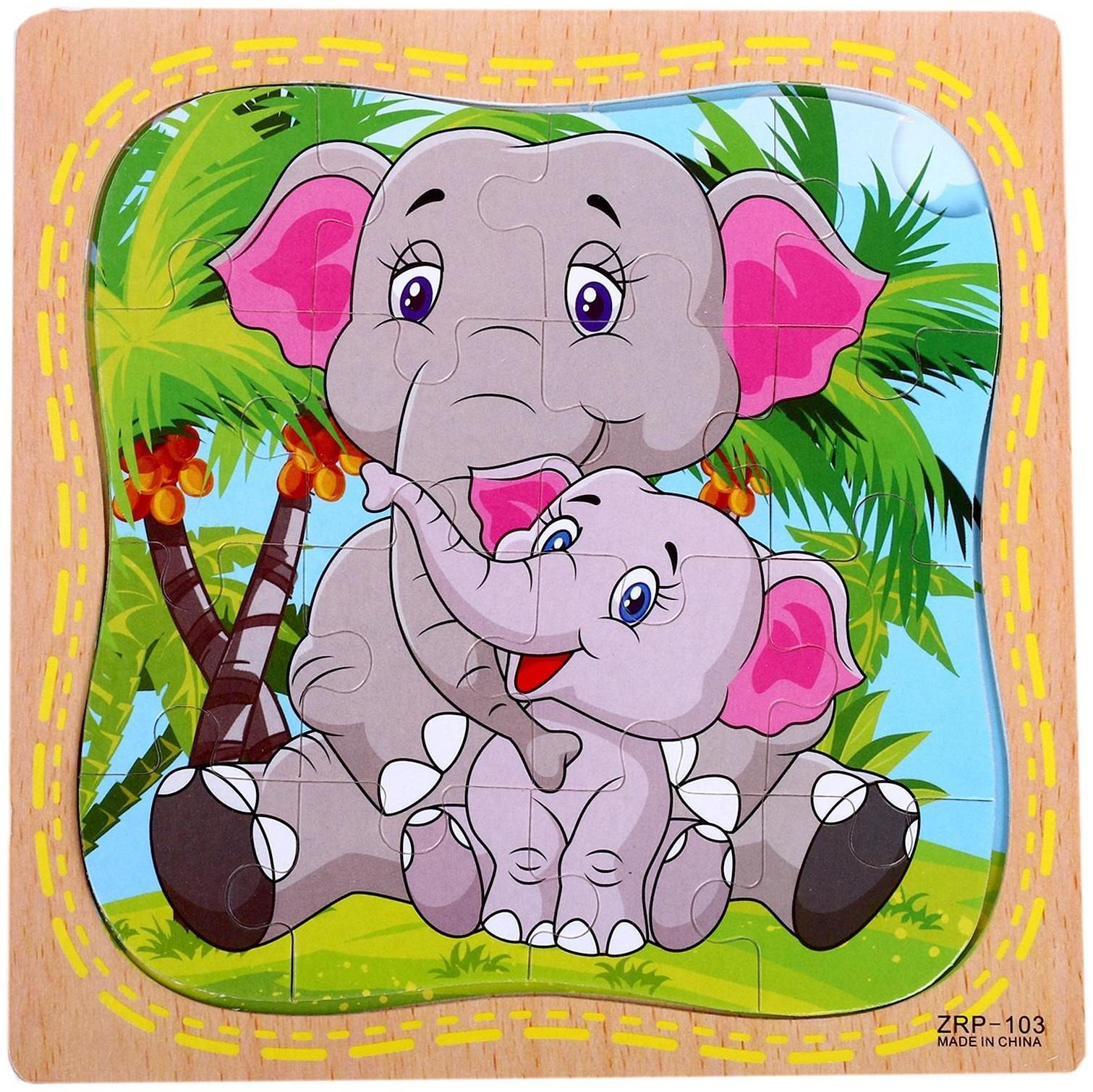 Пазл в рамке 