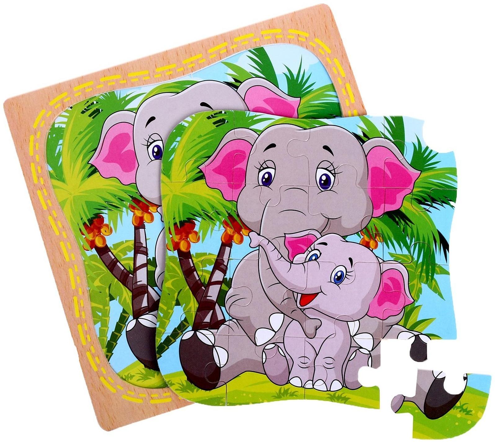 Пазл в рамке 