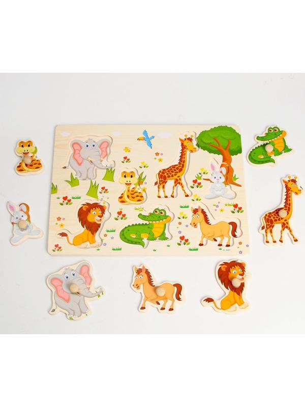 Рамка-вкладыш «Дикие животные»