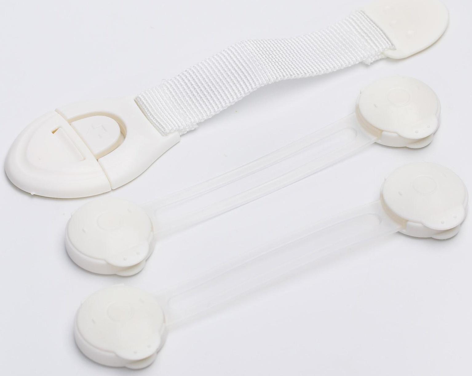 Набор, 3 предмета: блокиратор универсальный, 2 шт., блокиратор для выдвижных шкафчиков