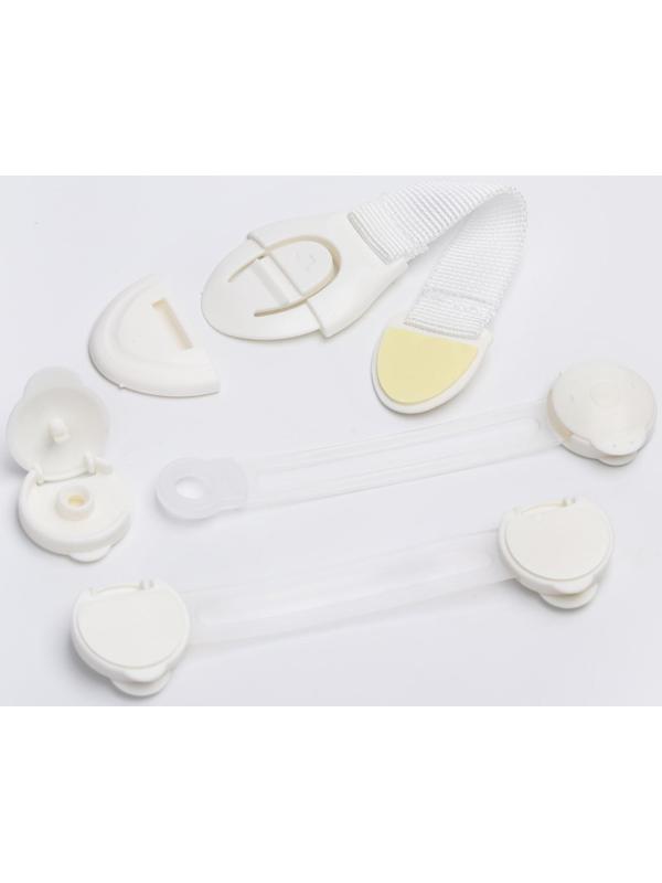 Набор, 3 предмета: блокиратор универсальный, 2 шт., блокиратор для выдвижных шкафчиков