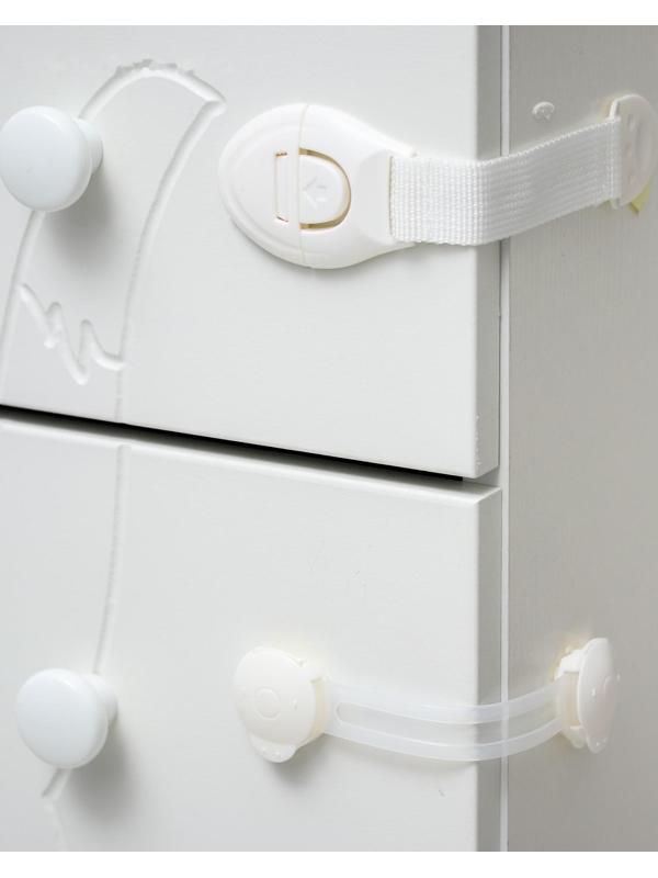 Набор, 3 предмета: блокиратор универсальный, 2 шт., блокиратор для выдвижных шкафчиков