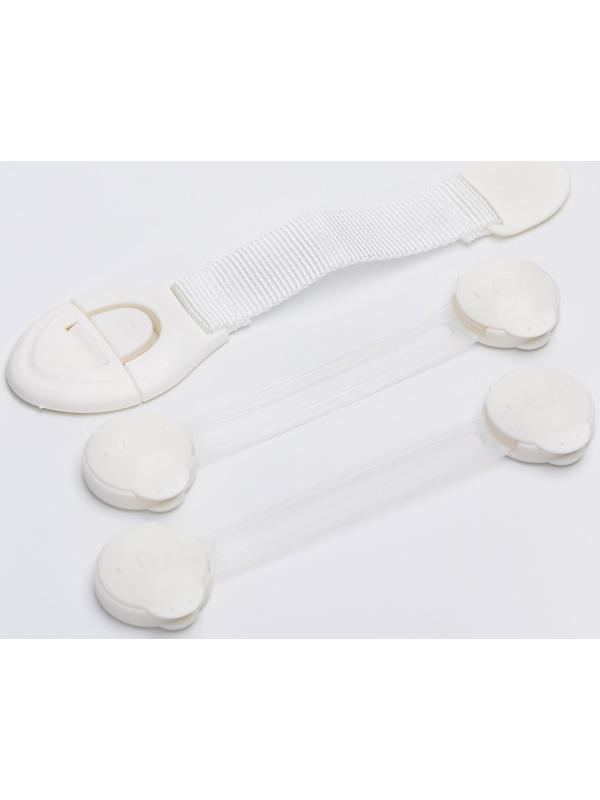 Набор, 3 предмета: блокиратор универсальный, 2 шт., блокиратор для выдвижных шкафчиков