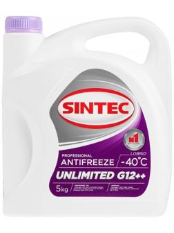 Антифриз Sintec Unlimited красно-фиолетовый, 5 л