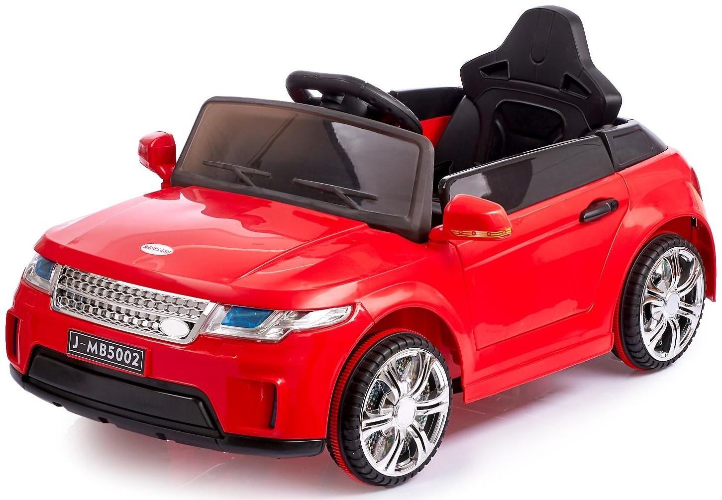 Электромобиль «Ренджик», 2 мотора, радиоуправляемый, FM, USB, цвет красный