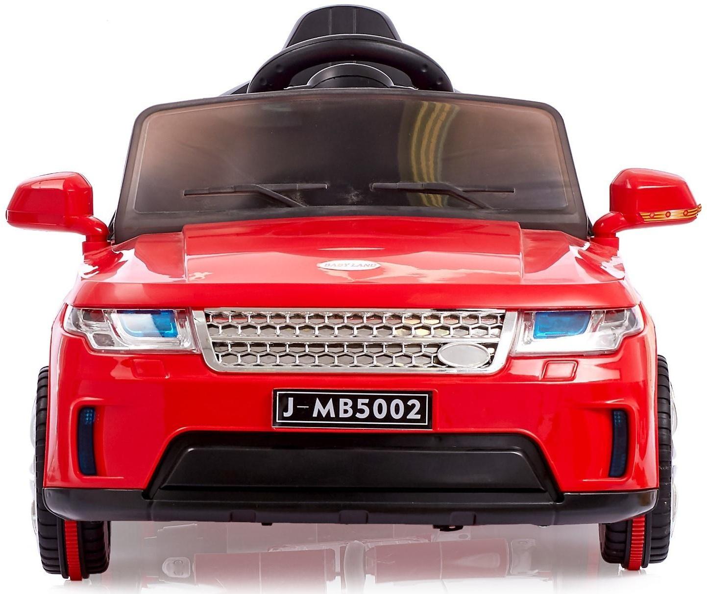Электромобиль «Ренджик», 2 мотора, радиоуправляемый, FM, USB, цвет красный