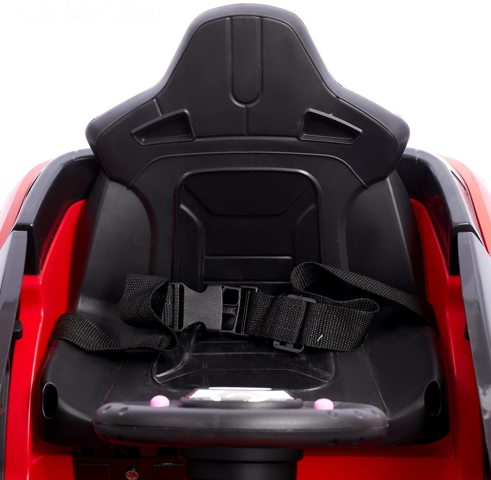 Электромобиль «Ренджик», 2 мотора, радиоуправляемый, FM, USB, цвет красный