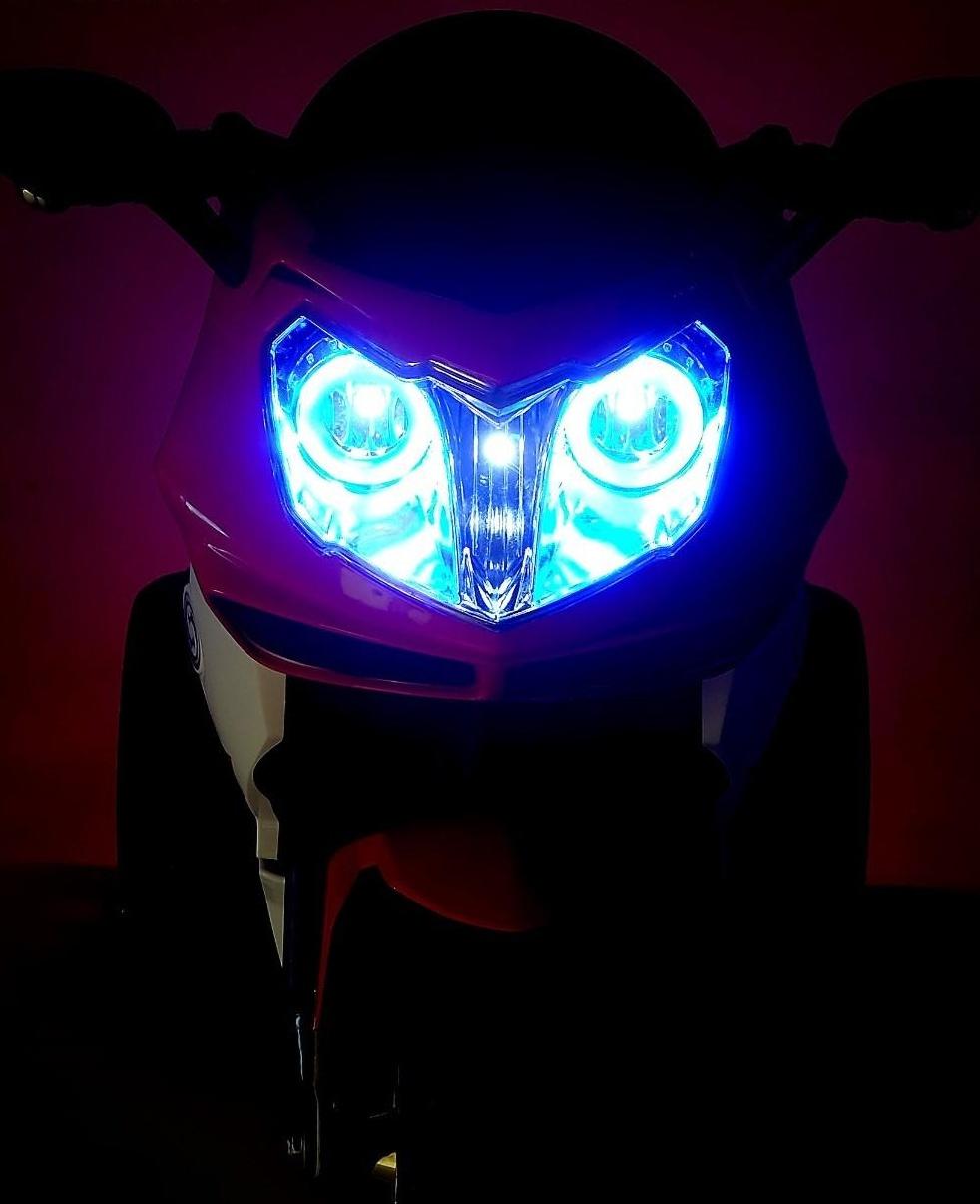 Электромобиль «Супер Байк», USB, свет, цвет красный