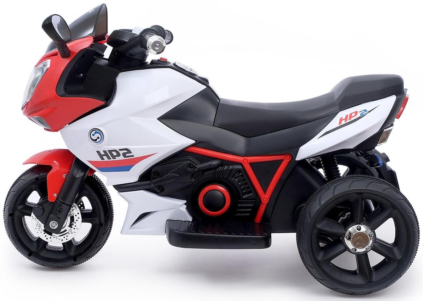 Электромобиль «Супер Байк», USB, свет, цвет красный