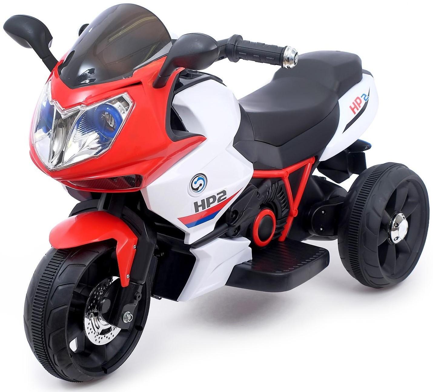 Электромобиль «Супер Байк», USB, свет, цвет красный