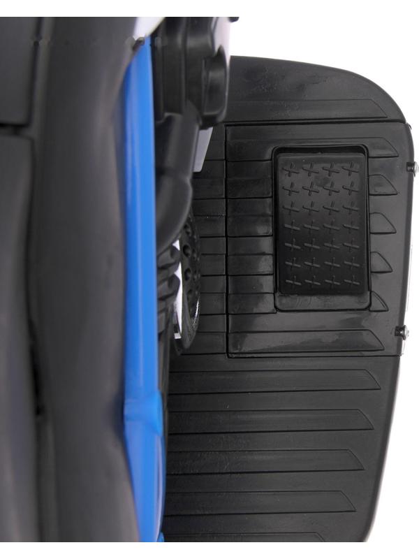 Электромобиль «Супербайк», USB, световые эффекты, цвет синий