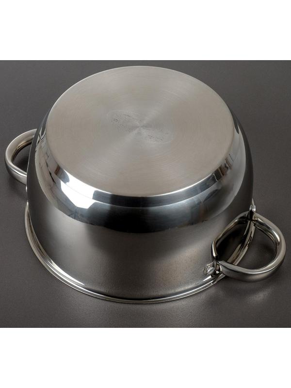 Кастрюля «Антея», 5 л, d=24 см, капсульное дно, стеклянная крышка