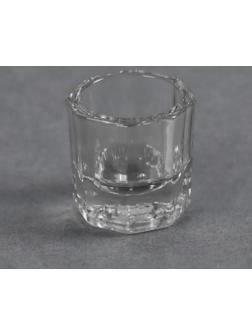 Стаканчик стеклянный, цвет прозрачный