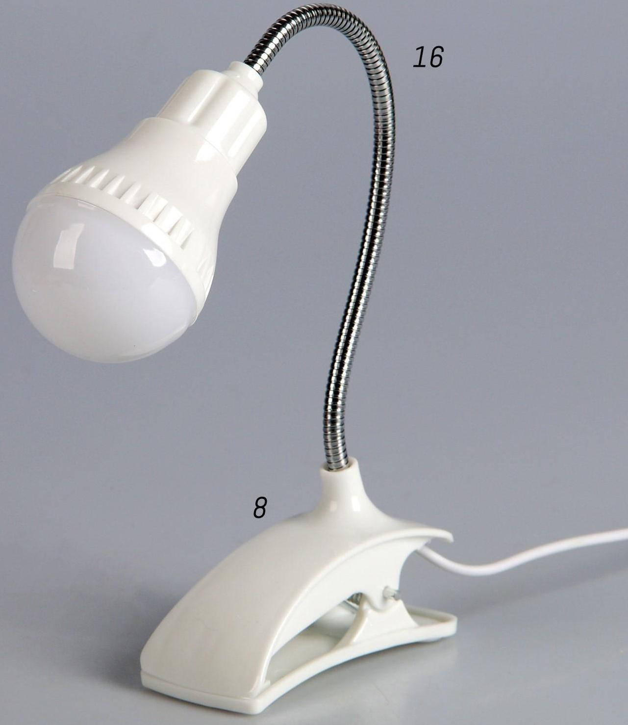 Лампа на прищепке 