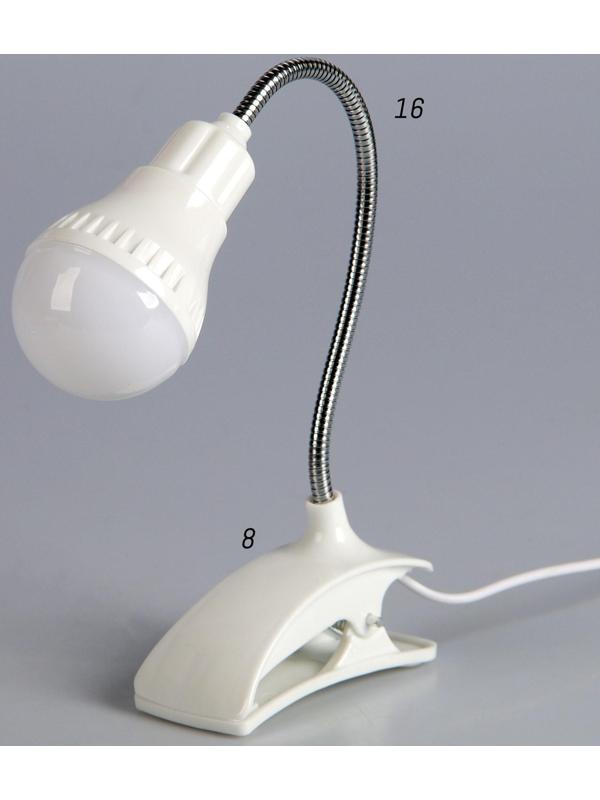 Лампа на прищепке 