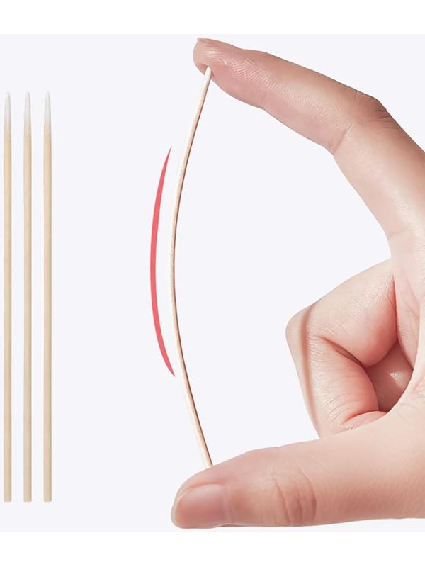 Ватные палочки на деревянной основе, заострённые, 10 см, 100 шт