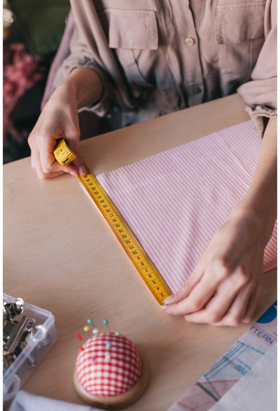 Сантиметровая лента портновская, 300 см (см/дюймы), цвет жёлтый