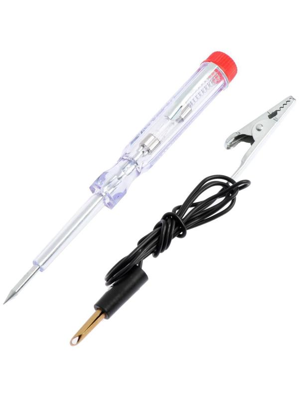 Пробник-тестер автомобильный ТУНДРА, 6-24 В, 130 мм, пластиковый корпус