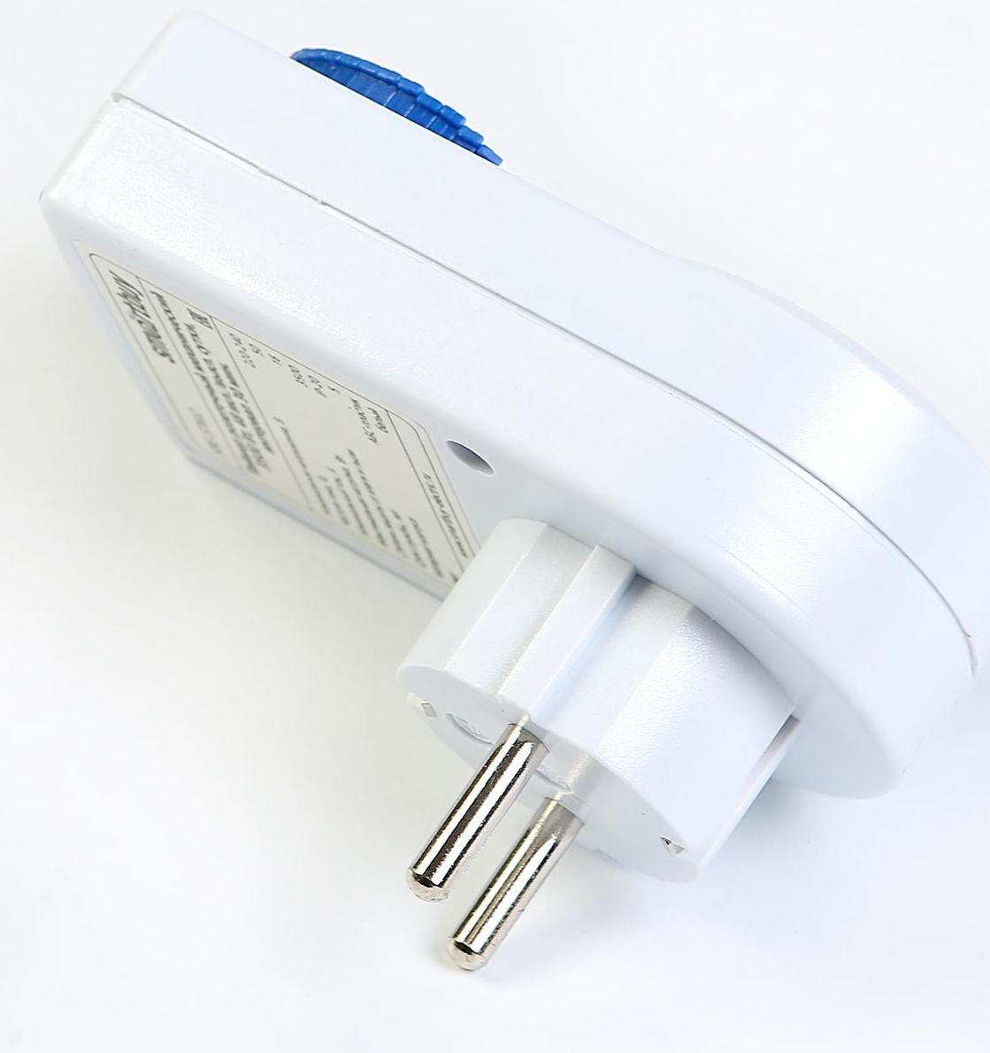 Таймер розеточный Smartbuy, механический, 3500 Вт, 48 вкл./выкл. сутки, интервал 30 мин