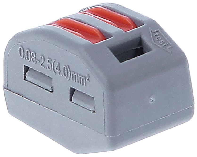 Клемма строительно монтажная Smartbuy, 2 отверстия с рычагами