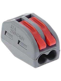 Клемма строительно монтажная Smartbuy, 2 отверстия с рычагами