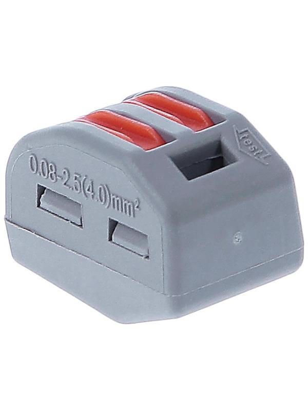 Клемма строительно монтажная Smartbuy, 2 отверстия с рычагами