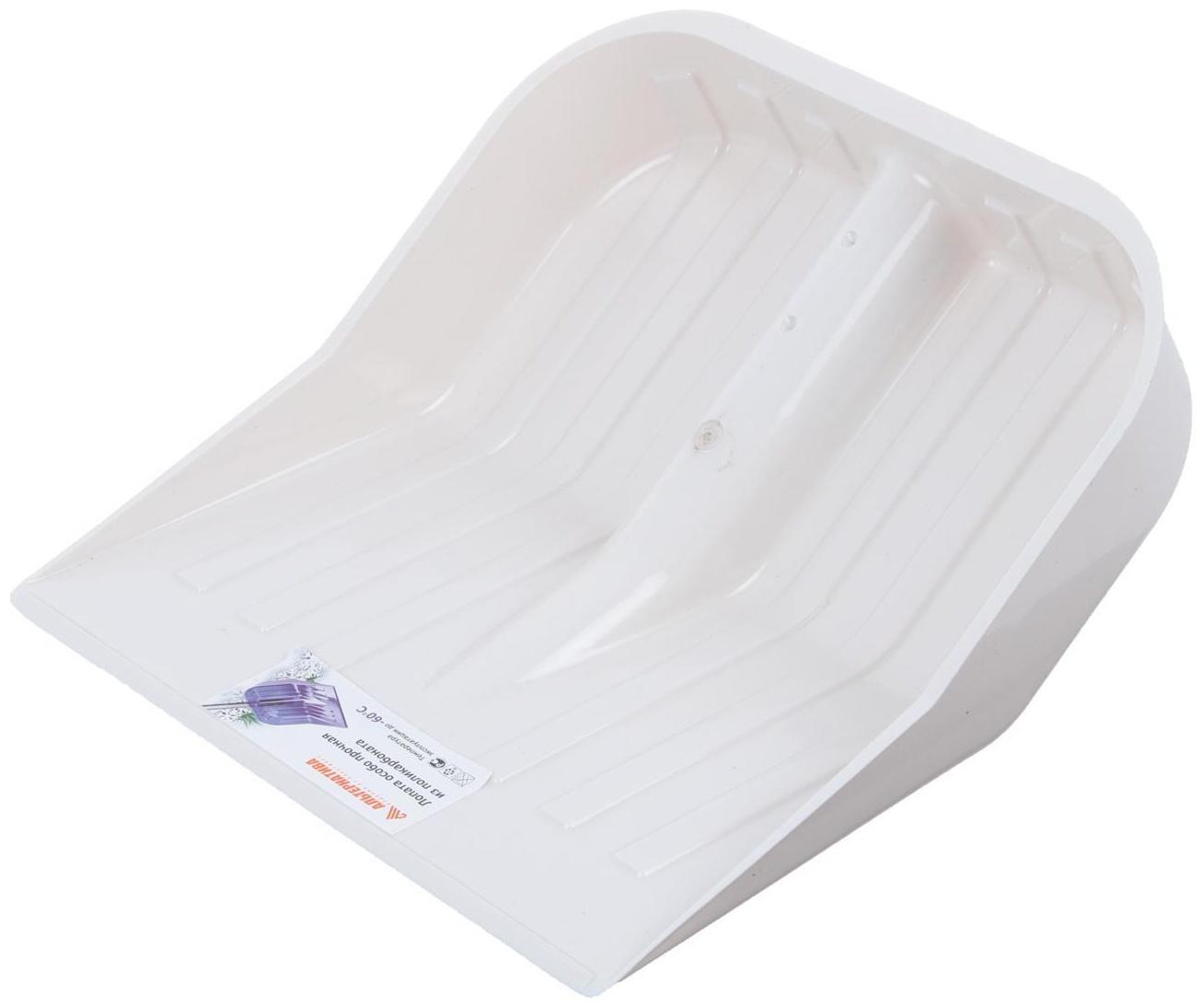 Ковш лопаты из поликарбоната, 430 × 420 мм, без планки, тулейка 32 мм, МИКС