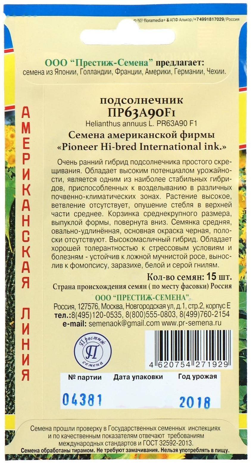 Семена Подсолнечник 