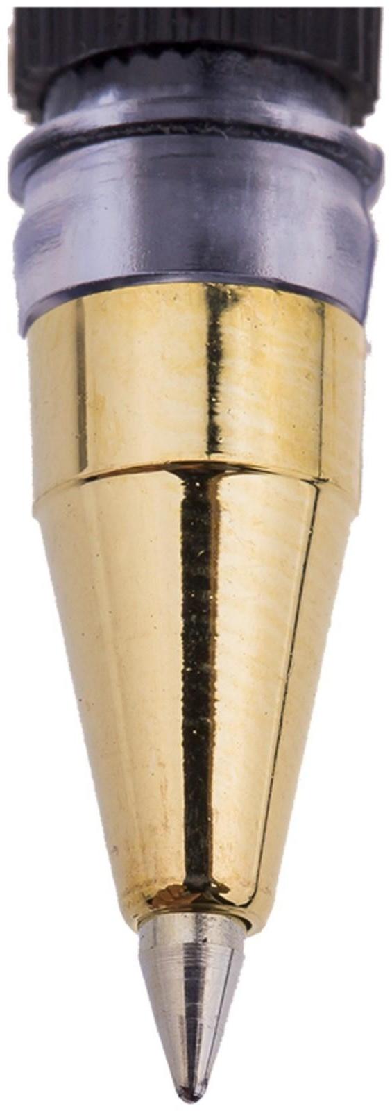 Ручка шариковая MunHwa MC Gold, узел 0,5 мм, чернила чёрные, штрихкод на ручке