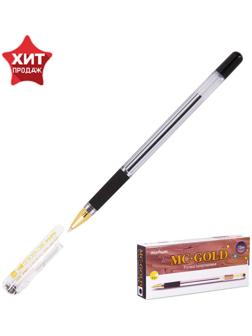 Ручка шариковая MunHwa MC Gold, узел 0,5 мм, чернила чёрные, штрихкод на ручке