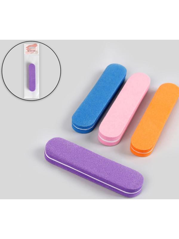 Баф шлифовочный, 2 в 1, 9 см, цвет МИКС