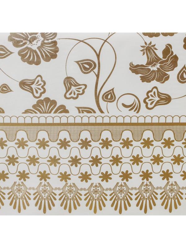 Клеёнка столовая на тканевой основе, ширина 137 см, рулон 20 метров