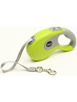 Рулетка DIIL, 5 м, до 40 кг, лента, прорезиненная ручка, зелёная с серым