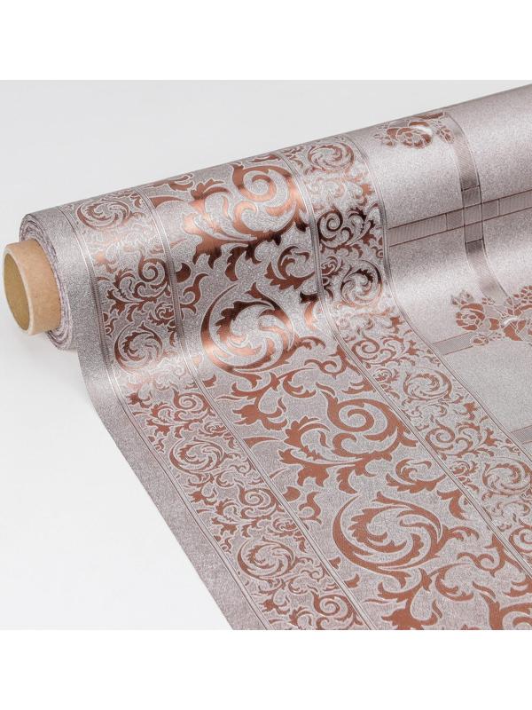 Клеёнка столовая на тканевой основе, ширина 137 см, толщина 0,25 мм, рулон 20 метров