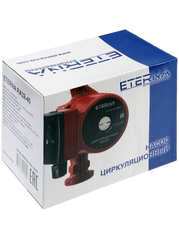Насос циркуляционный ETERNA RА 32-40, 25/35/45 Вт, напор 4 м, кабель 0.9 м