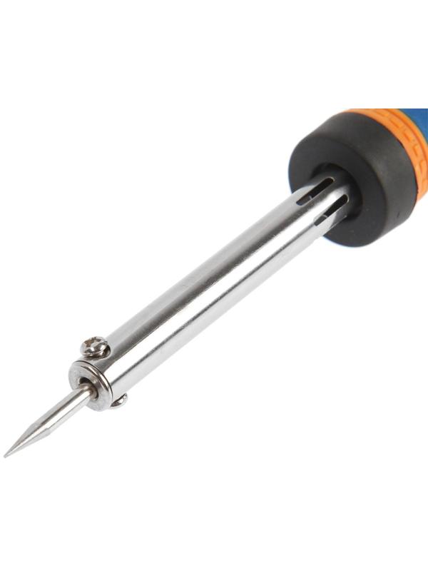 Паяльник ТУНДРА, двухкомпонентная рукоятка, долговечное жало, 30 Вт, 220 В