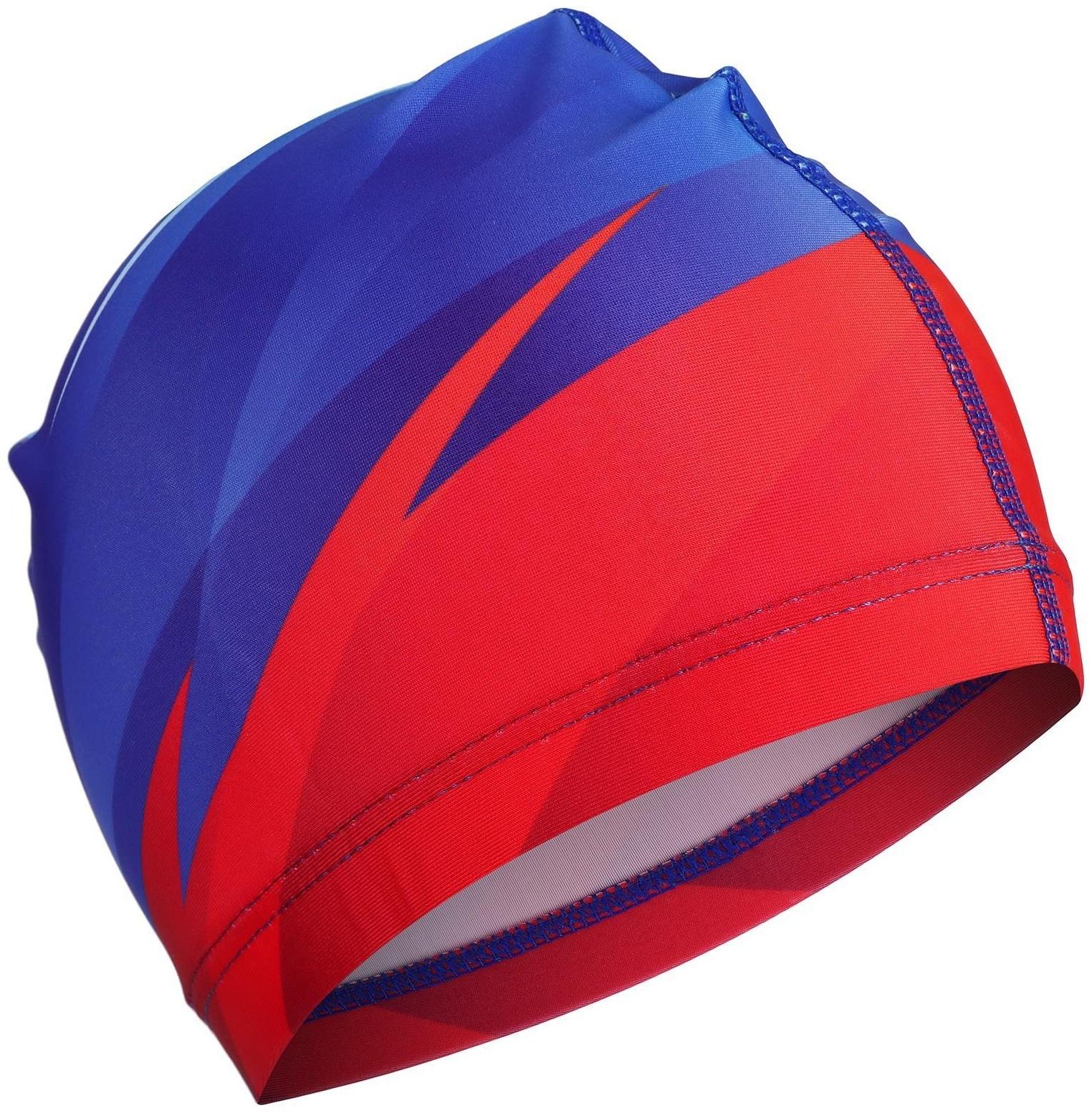 Шапочка для плавания взрослая ONLYTOP Swim, тканевая, обхват 54-60 см