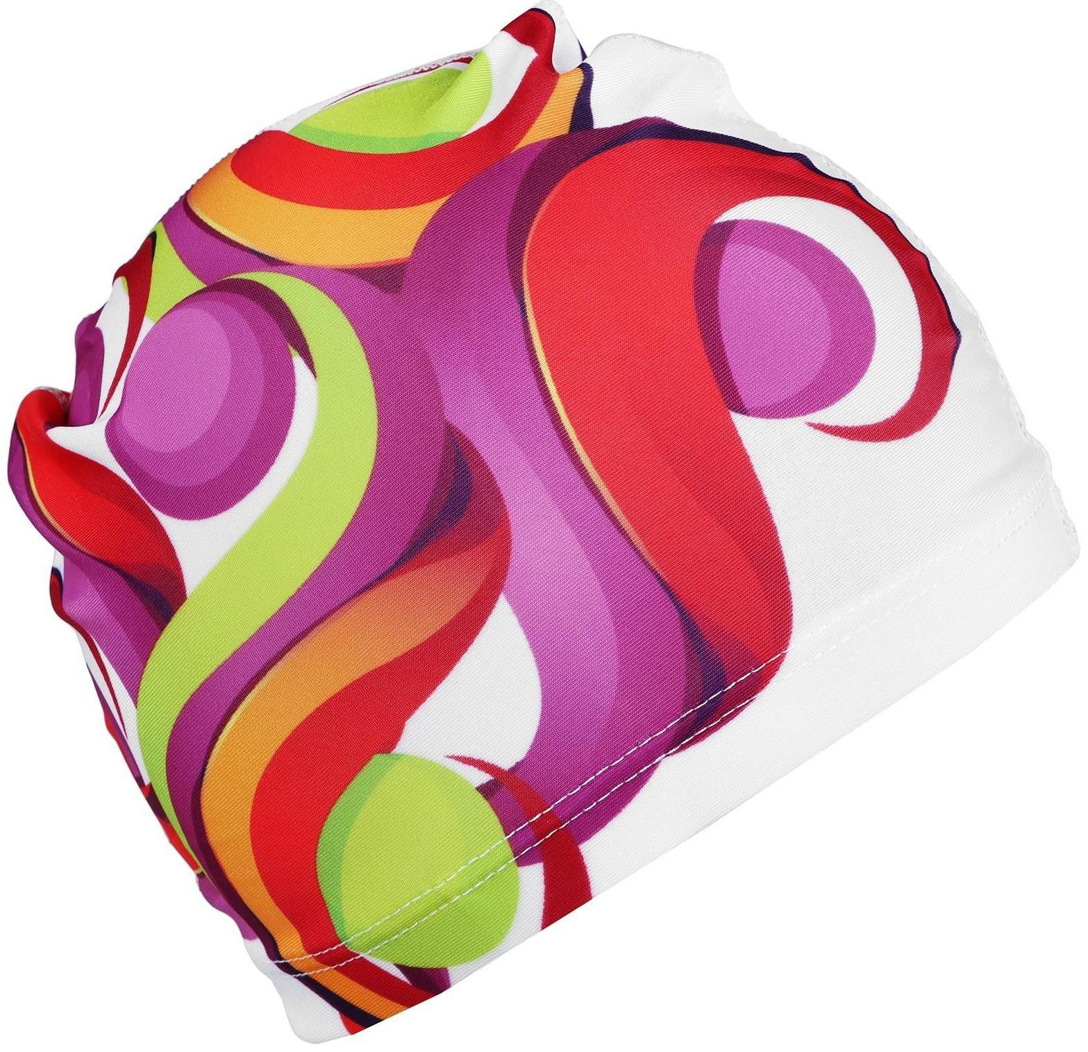 Шапочка для плавания взрослая ONLYTOP Swim, тканевая, обхват 54-60 см