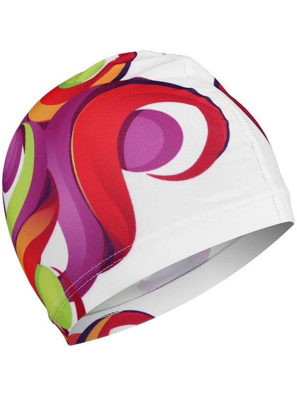 Шапочка для плавания взрослая ONLYTOP Swim, тканевая, обхват 54-60 см